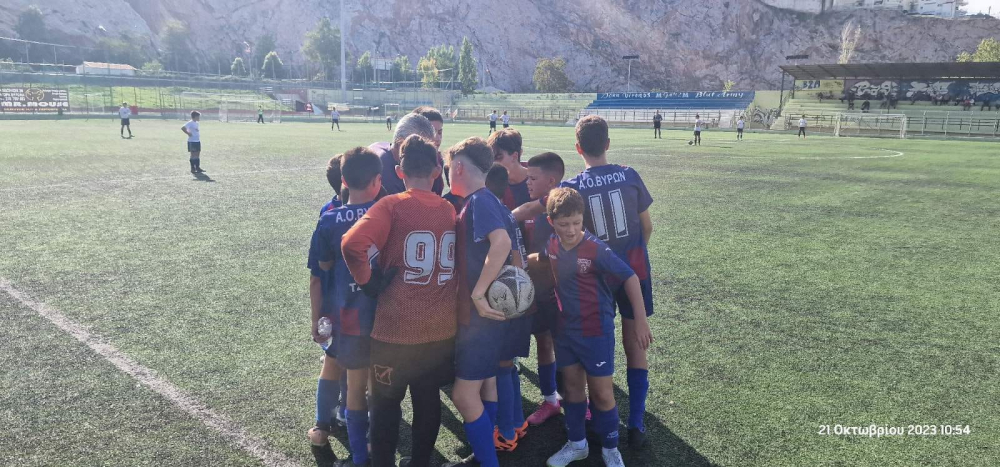 Με ήττα συνέχισε τις υποχρεώσεις της η Κ13 για το Πρωτάθλημα ΕΠΣΑ Κ13 